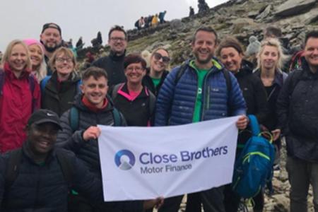Close Brothers Motor Finance raise £31k for charity