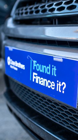 Found it Finance it number plate cover